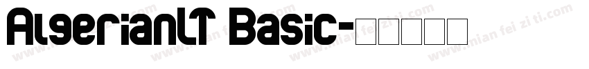 AlgerianLT Basic字体转换